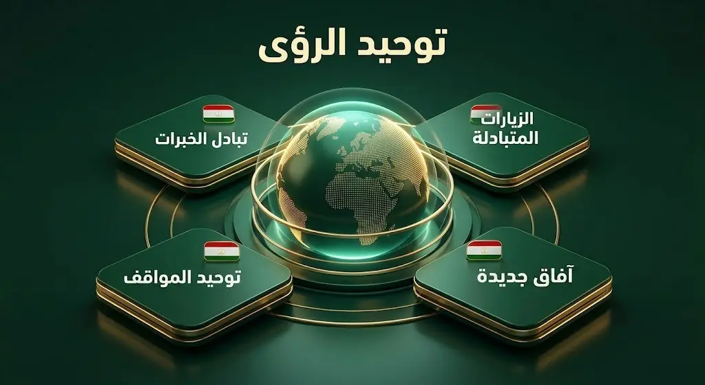 إنفوجرافيك يوضح ركائز التعاون البرلماني بين السعودية وطاجيكستان وتوحيد المواقف في المحافل الدولية