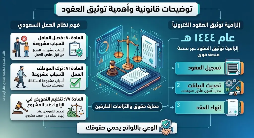 توضيحات قانونية وأهمية توثيق العقود