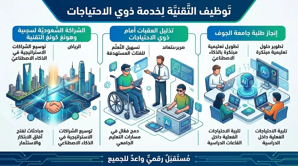 توظيف التقنية لخدمة ذوي الاحتياجات