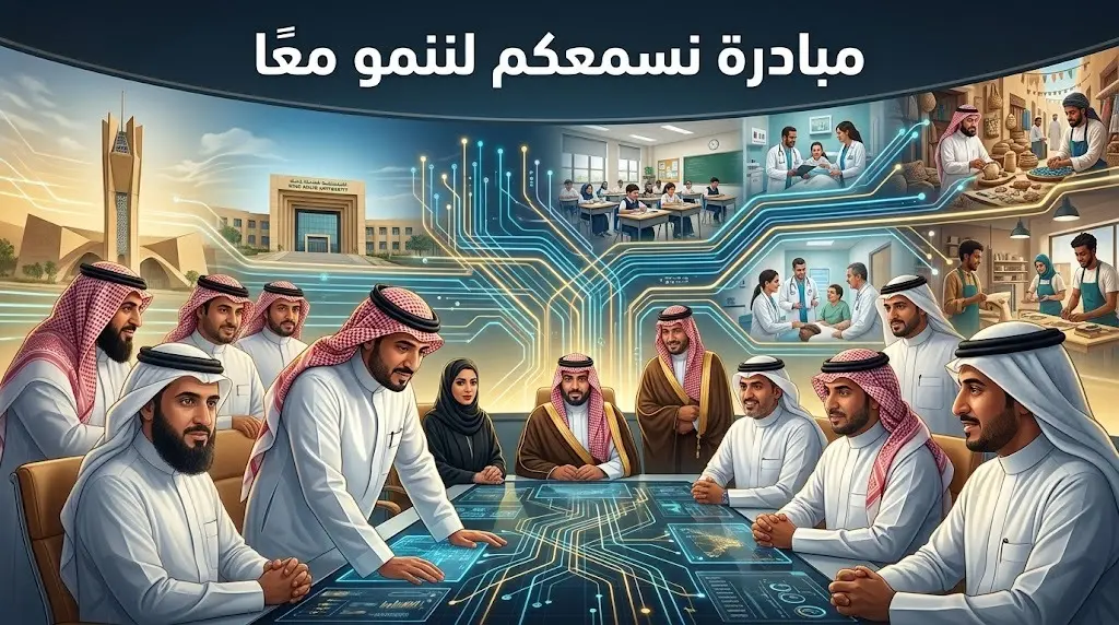 جامعة الملك خالد تطلق مبادرة نسمعكم لننمو معا لتحويل احتياجات المجتمع المحلي إلى برامج تنموية فاعلة