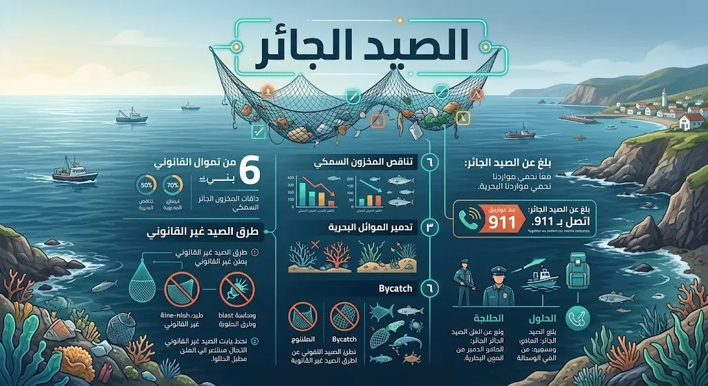 حرس الحدود يضبط 6 مقيمين لممارستهم الصيد الجائر بسواحل الليث في مكة المكرمة