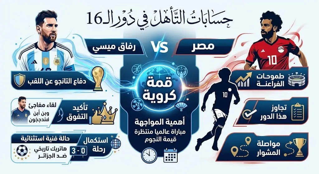 حسابات التأهل في دور الـ16