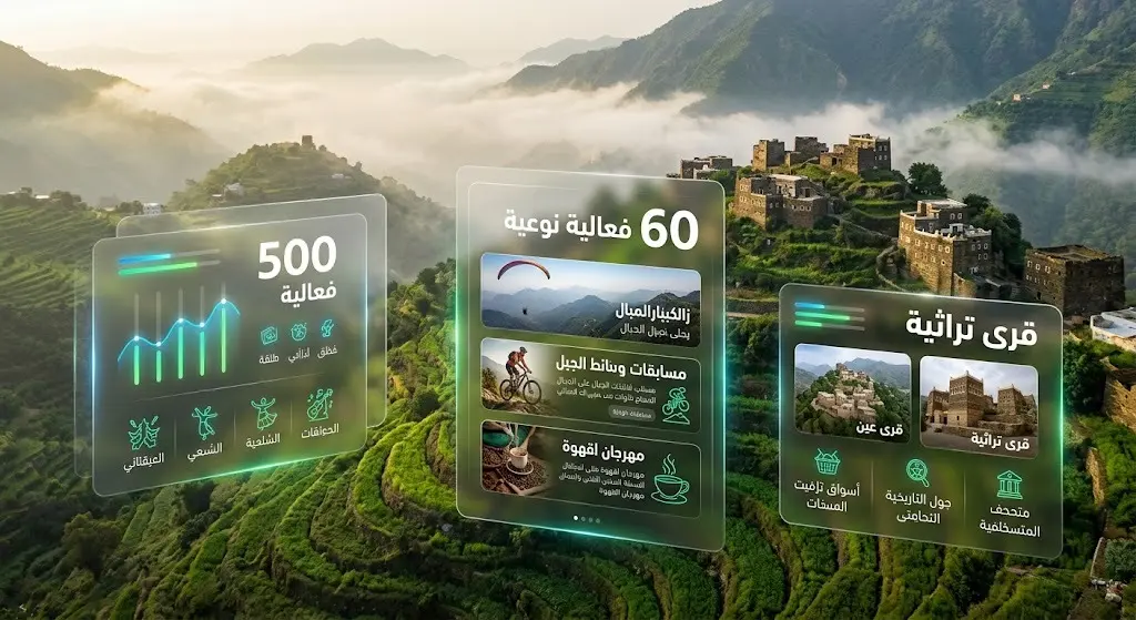 إنفوجرافيك يستعرض خارطة فعاليات موسم صيف الباحة 2026 وأبرز الأنشطة السياحية في قطاع السراة.
