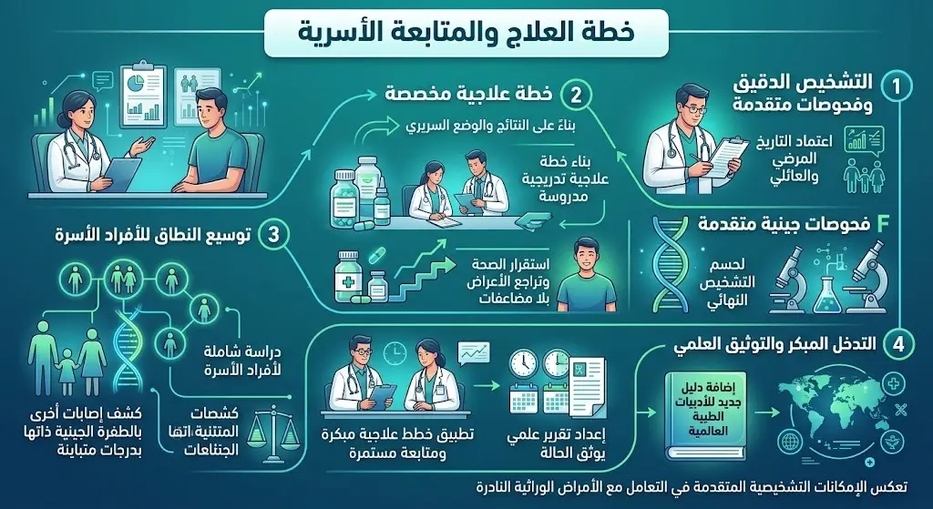 خطة العلاج والمتابعة الأسرية