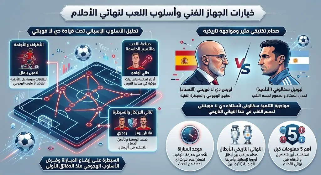 خيارات الجهاز الفني وأسلوب اللعب