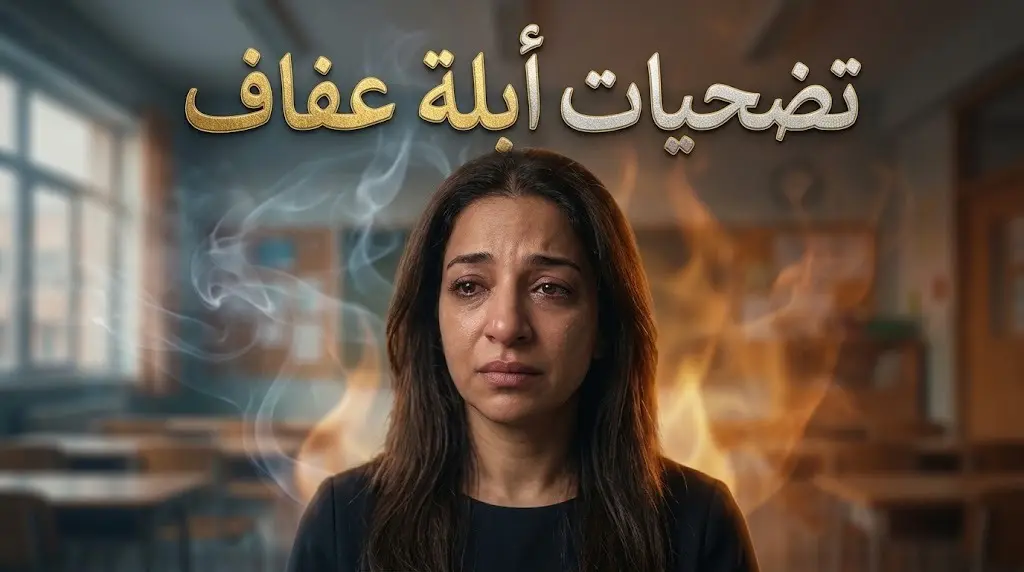 خيرية أبو لبن تكشف كواليس تجسيد تضحيات المعلمة أبلة عفاف في حريق مدرسة براعم الوطن