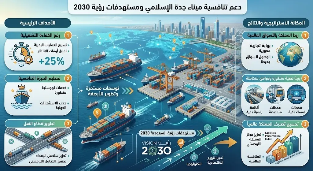 دعم تنافسية الميناء ومستهدفات رؤية 2030