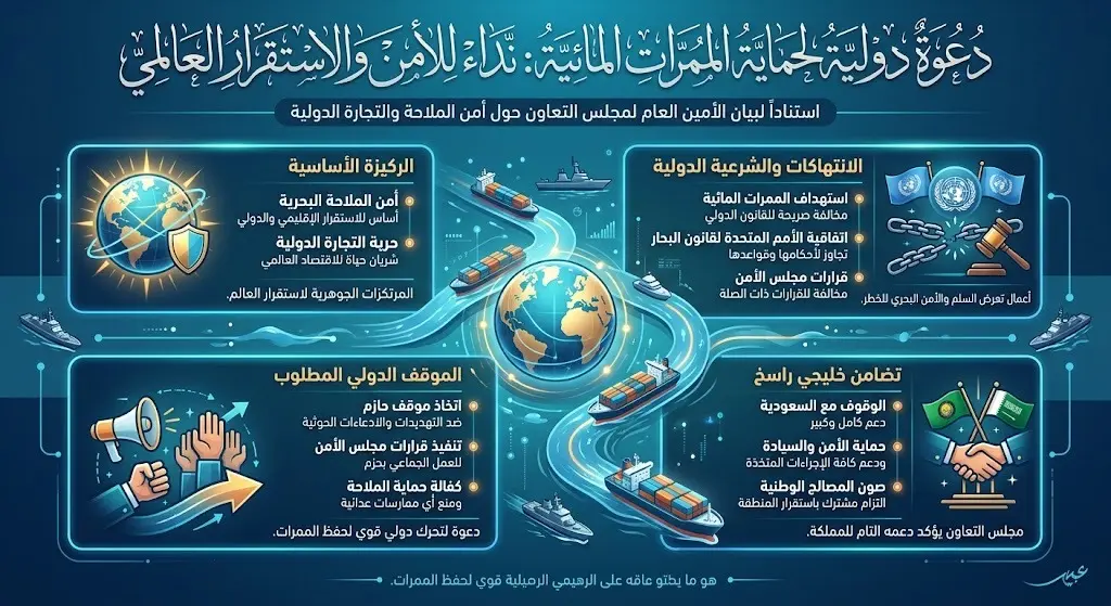 دعوة دولية لحماية الممرات المائية