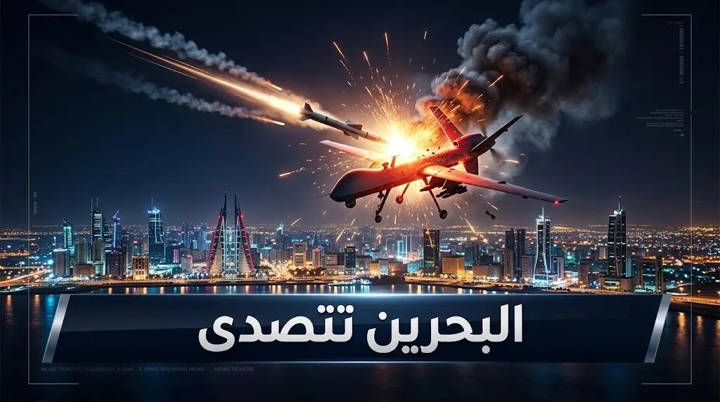 دفاعات البحرين تعترض هجمات جوية إيرانية وتعلن رفع درجات الجاهزية لحماية المدنيين