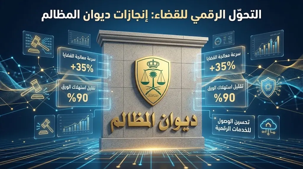 ديوان المظالم يسجل طفرة إحصائية بإنجاز أكثر من 244 ألف حكم وقرار قضائي بفضل التحول الرقمي