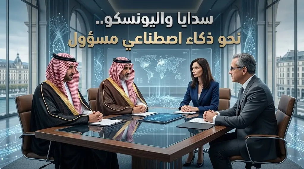رئيس "سدايا" ومدير "اليونسكو" يبحثان في جنيف تطوير سياسات أخلاقية للذكاء الاصطناعي المتقدم