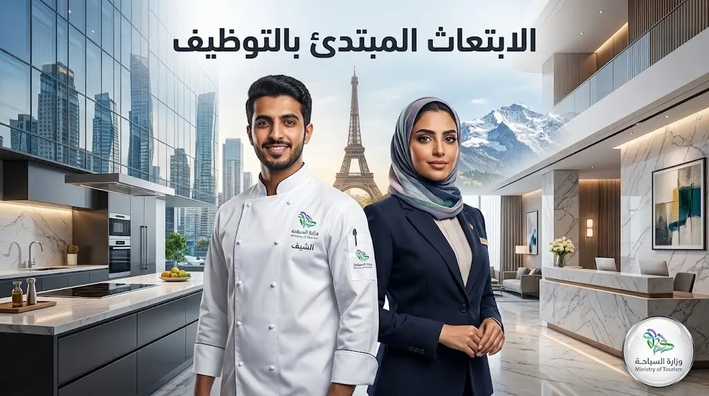 رابط التسجيل في برنامج الابتعاث المبتدئ بالتوظيف في قطاع الضيافة والشروط المطلوبة