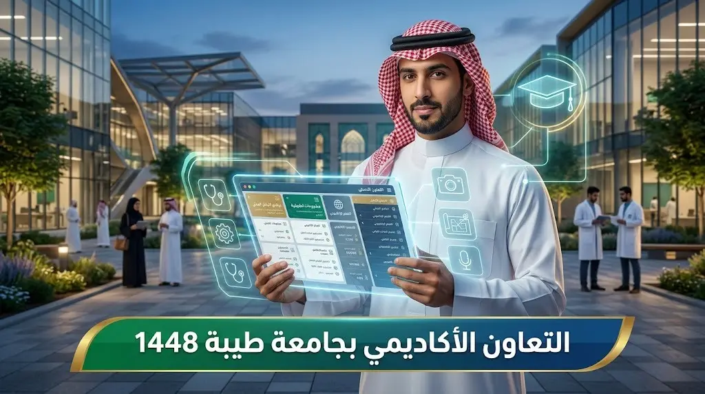 رابط التقديم في برنامج التعاون الأكاديمي بجامعة طيبة 1448هـ للتدريس بنظام الساعات