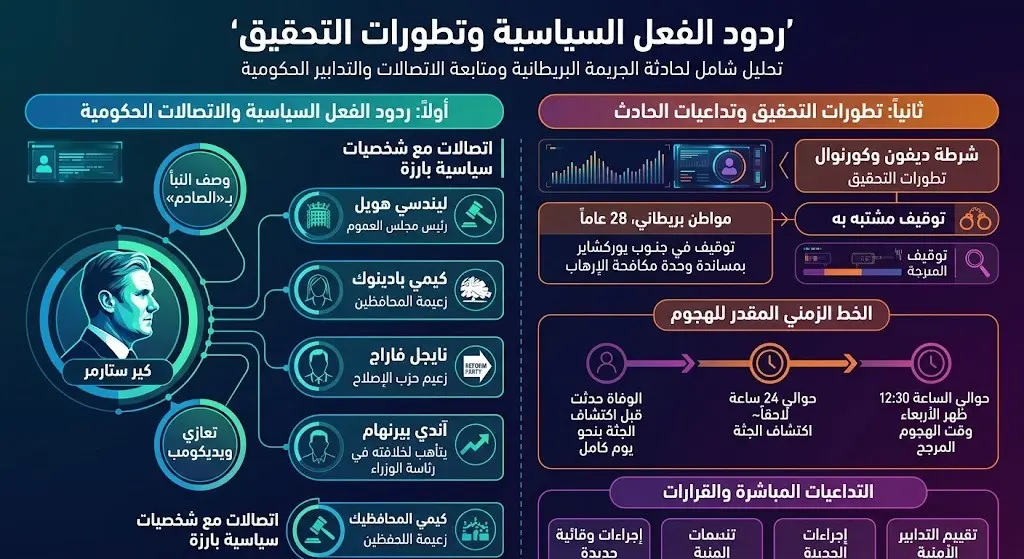 ردود الفعل السياسية والاتصالات الحكومية