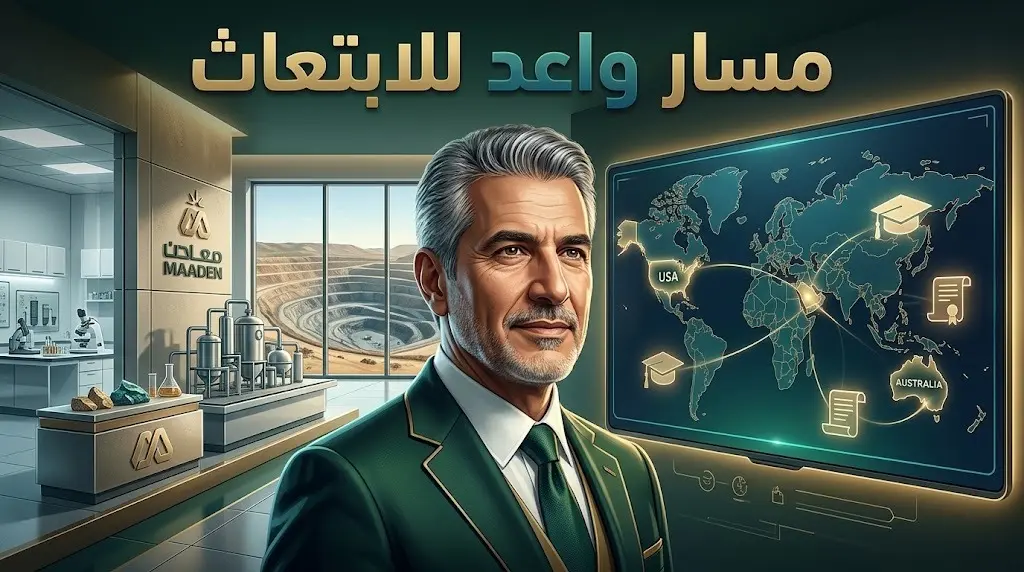 رسمياً.. رابط التقديم في مسار "واعد" للابتعاث المبتدئ بالتوظيف عبر شركة معادن 2026