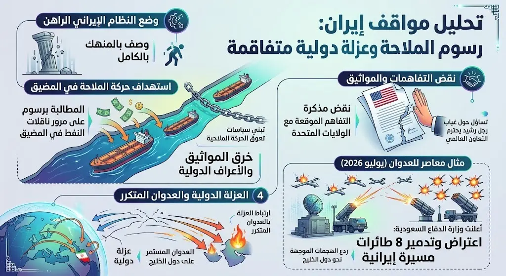 رسوم الملاحة وتجاوز التفاهمات