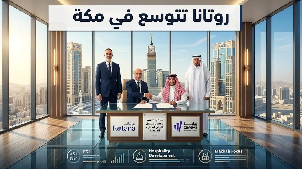 روتانا تعزز تواجدها في السعودية وتدخل قطاع المساكن ذات العلامة التجارية لأول مرة من بوابة مكة المكرمة