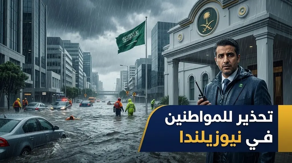 سفارة المملكة في نيوزيلندا تحذر المواطنين من مخاطر الفيضانات وتدعو لتجنب المناطق المتضررة