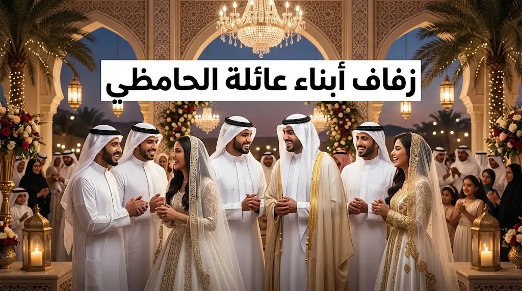 صندوق روح العطاء ينظم حفل زواج جماعي لثمانية من أبناء عائلة الحامظي بمحافظة صبيا