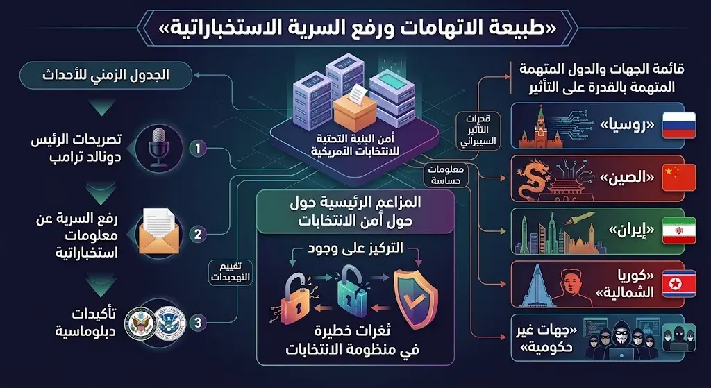 طبيعة الاتهامات ورفع السرية الاستخباراتية