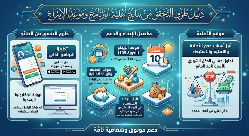 طرق التحقق من نتائج الأهلية
