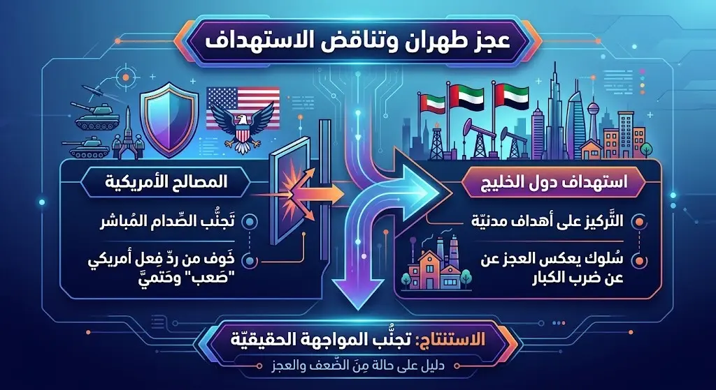 عجز طهران وتناقض الاستهداف