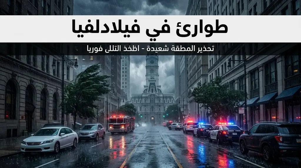 عمدة فيلادلفيا تعلن حالة الطوارئ بعد عاصفة برياح عاتية تتسبب في انهيار مبان وانقطاع الكهرباء