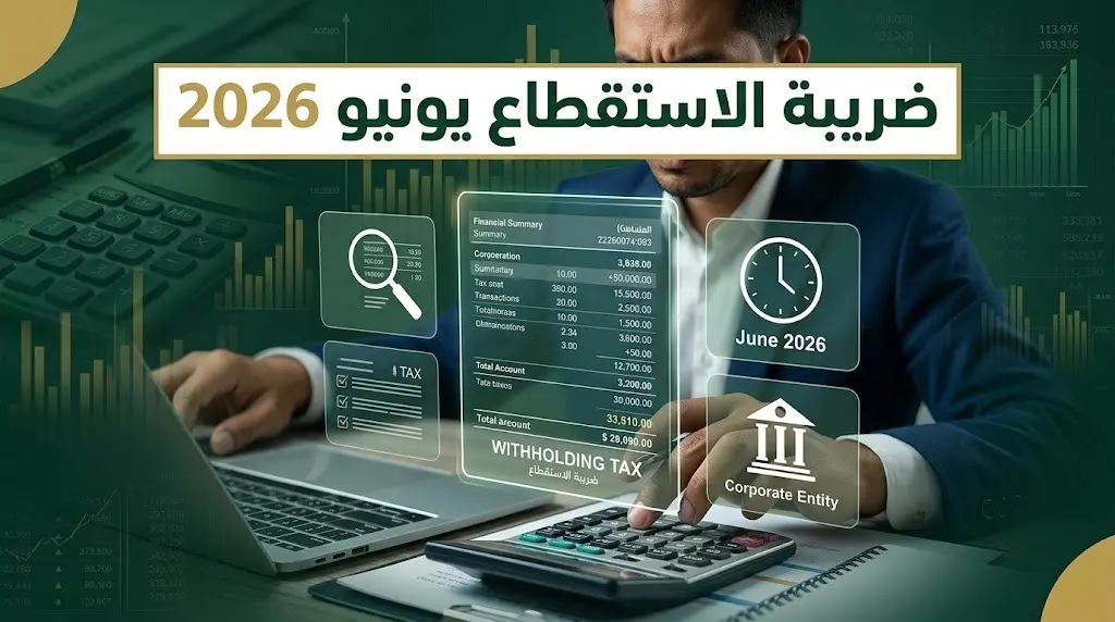 غداً الموعد النهائي لتقديم إقرارات ضريبة الاستقطاع لشهر يونيو 2026 والزكاة تحذر من غرامات التأخير