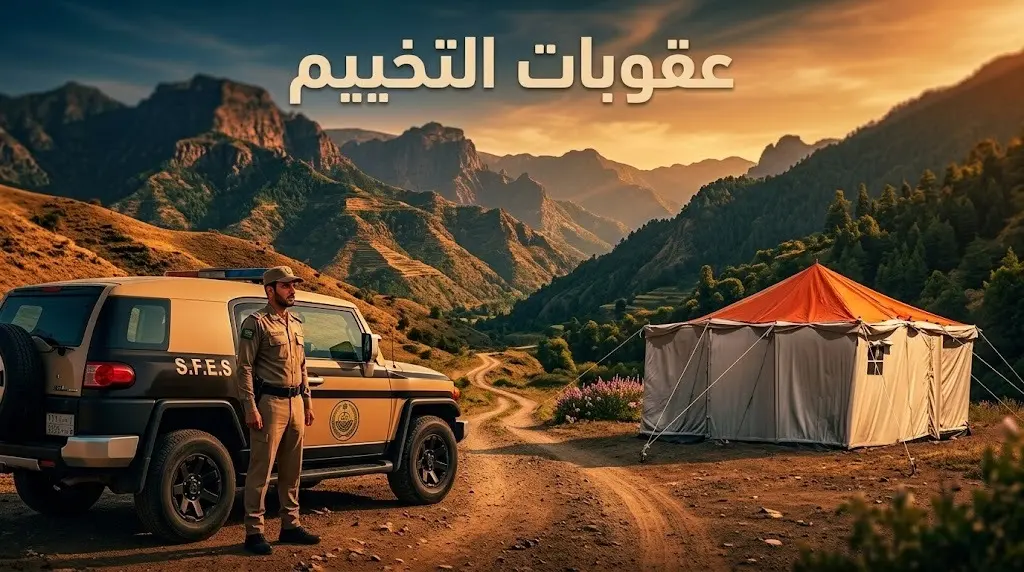غرامة 3000 ريال لمخالفي نظام التخييم والأمن البيئي يطيح بمقيم يمني في منطقة عسير