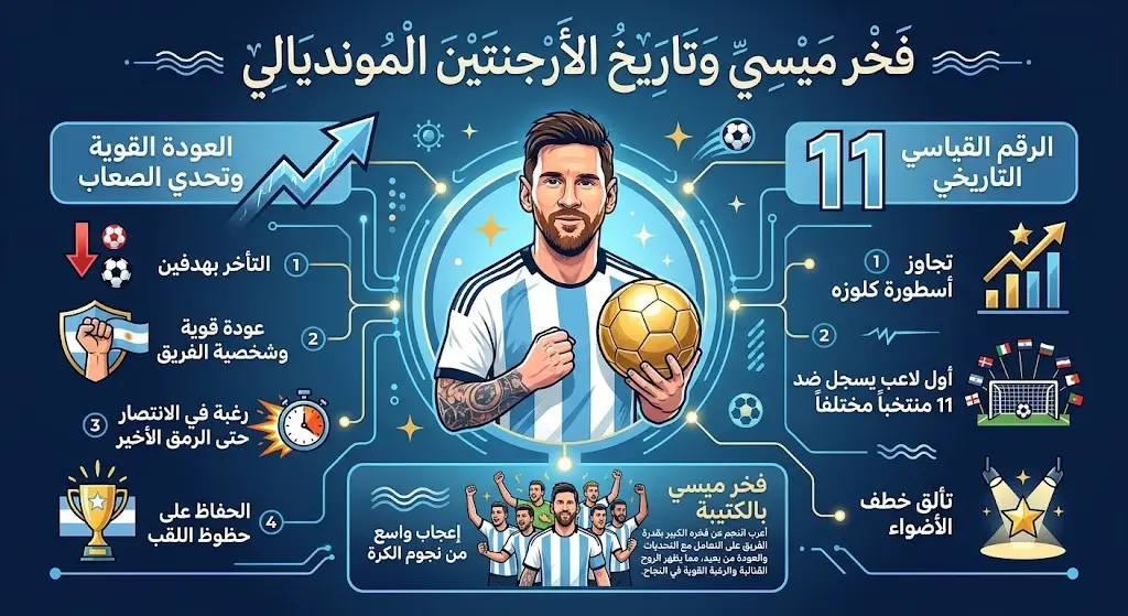 فخر ميسي بتجاوز الصعاب