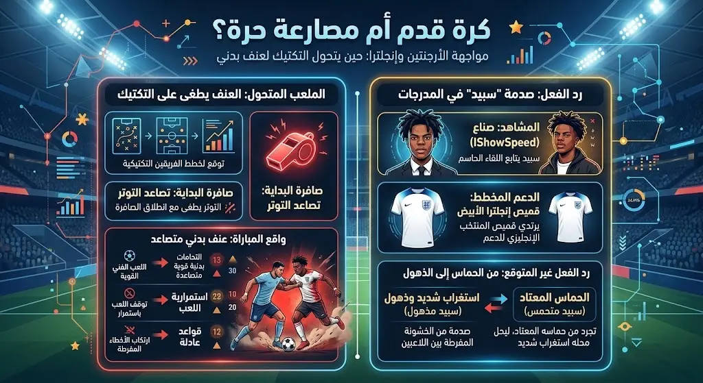 كرة قدم أم مصارعة حرة؟