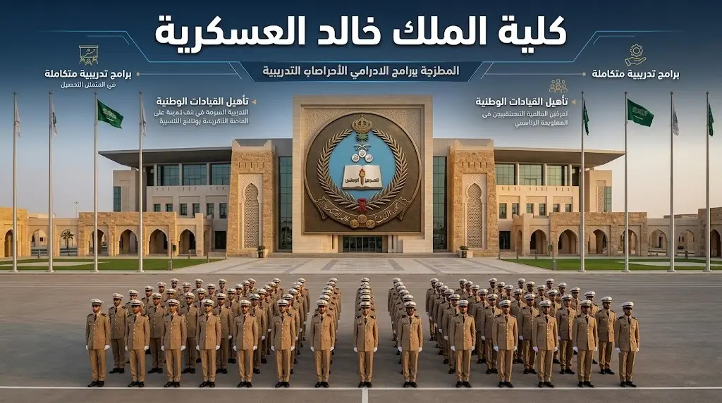 كلية الملك خالد العسكرية تعلن فتح باب القبول لخريجي الثانوية 1448هـ: الشروط ومواعيد التسجيل