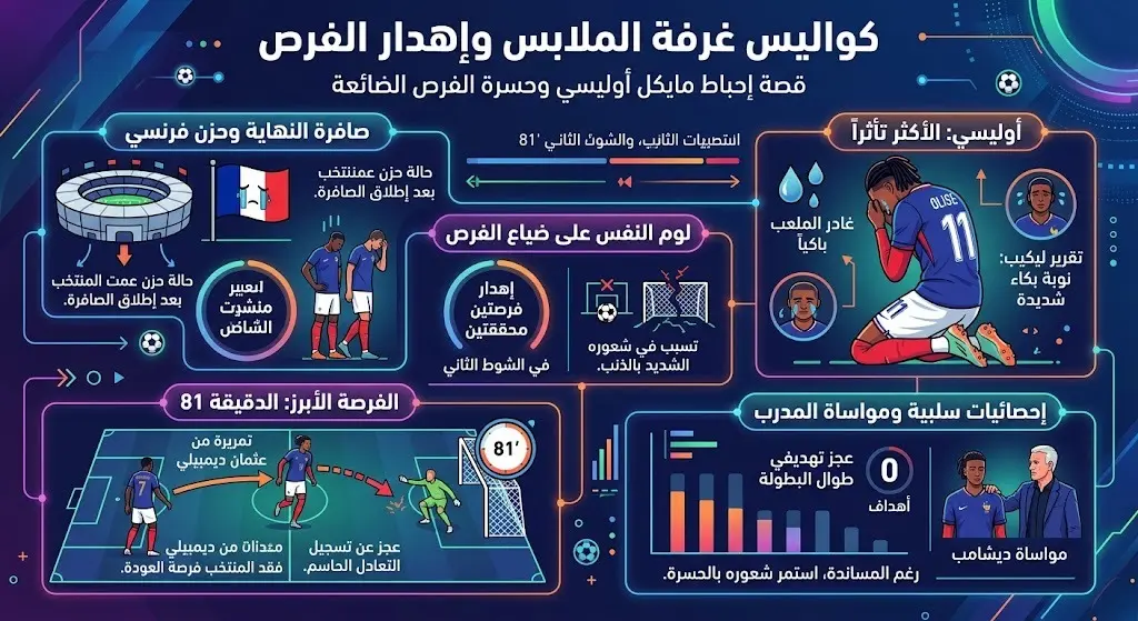 كواليس غرفة الملابس وإهدار الفرص