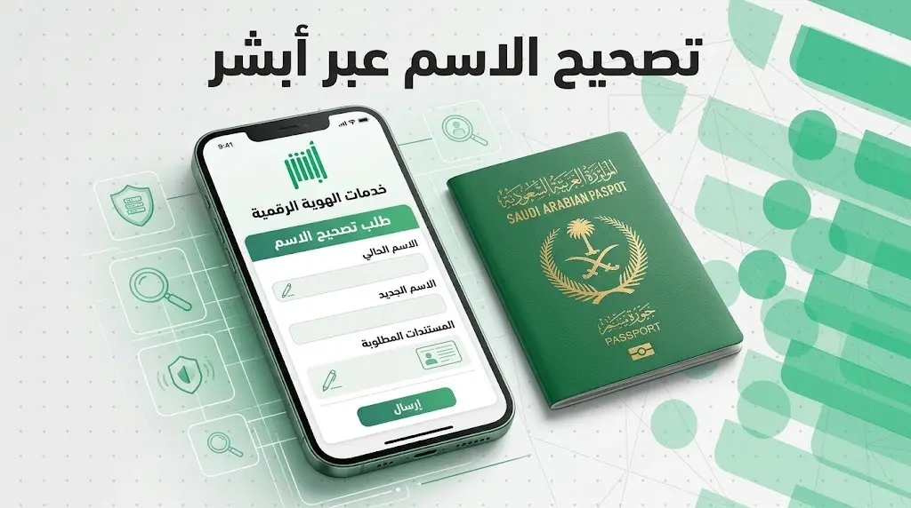 كيفية تصحيح الاسم باللغة الإنجليزية عبر منصة أبشر 2026 - 1447: الخطوات والشروط