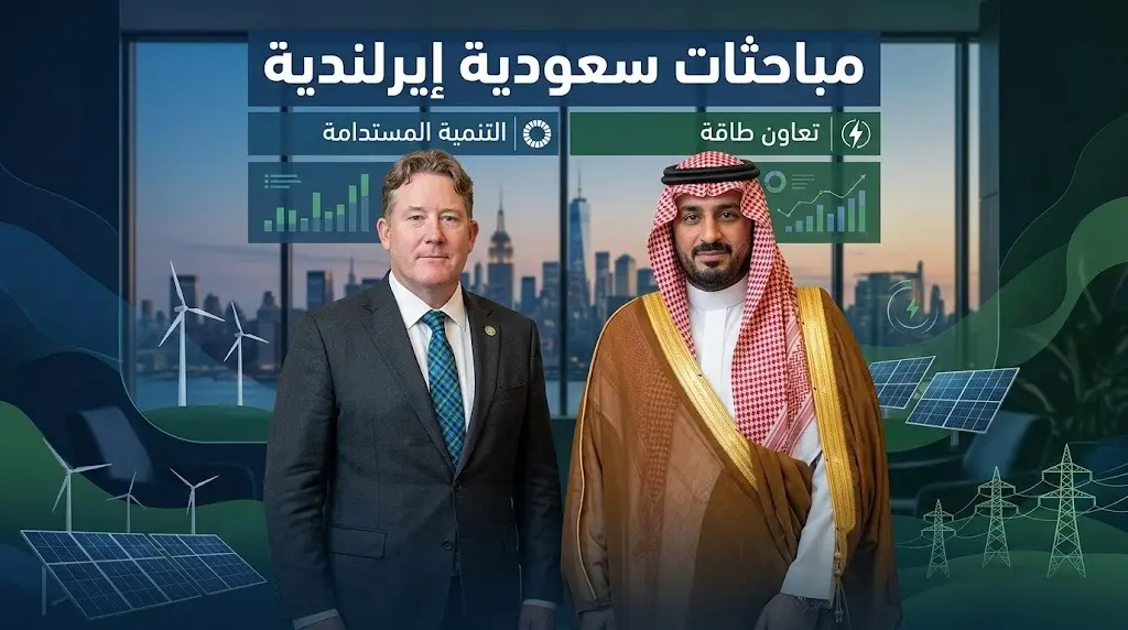 مباحثات سعودية إيرلندية لدعم العمل المناخي والتنمية المستدامة على هامش المنتدى السياسي لعام 2026