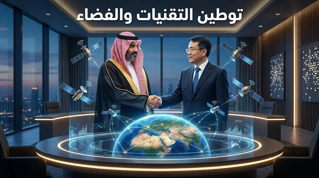 مباحثات سعودية صينية في بكين لتوطين صناعة الأقمار الصناعية وتقنيات الذكاء الاصطناعي