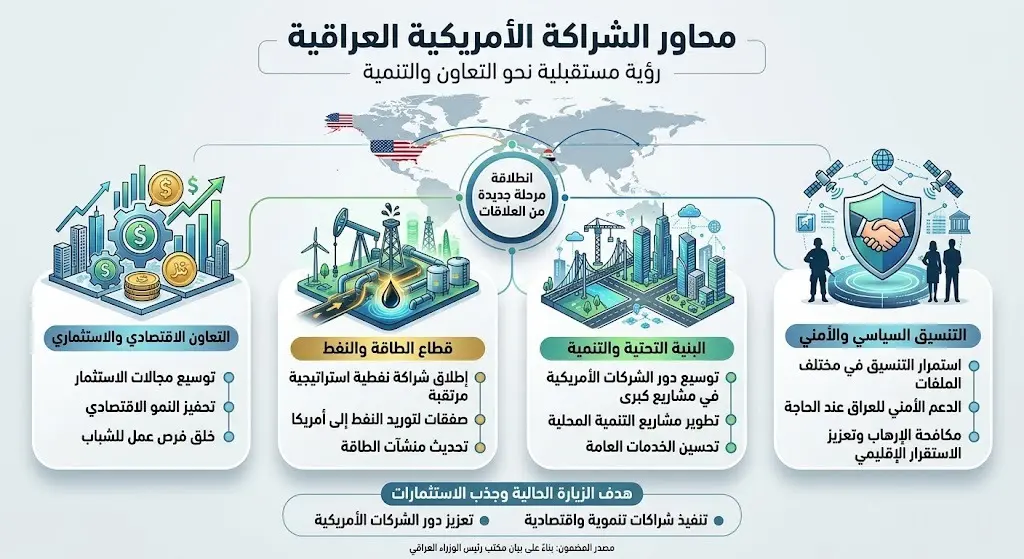 محاور الشراكة الأمريكية العراقية