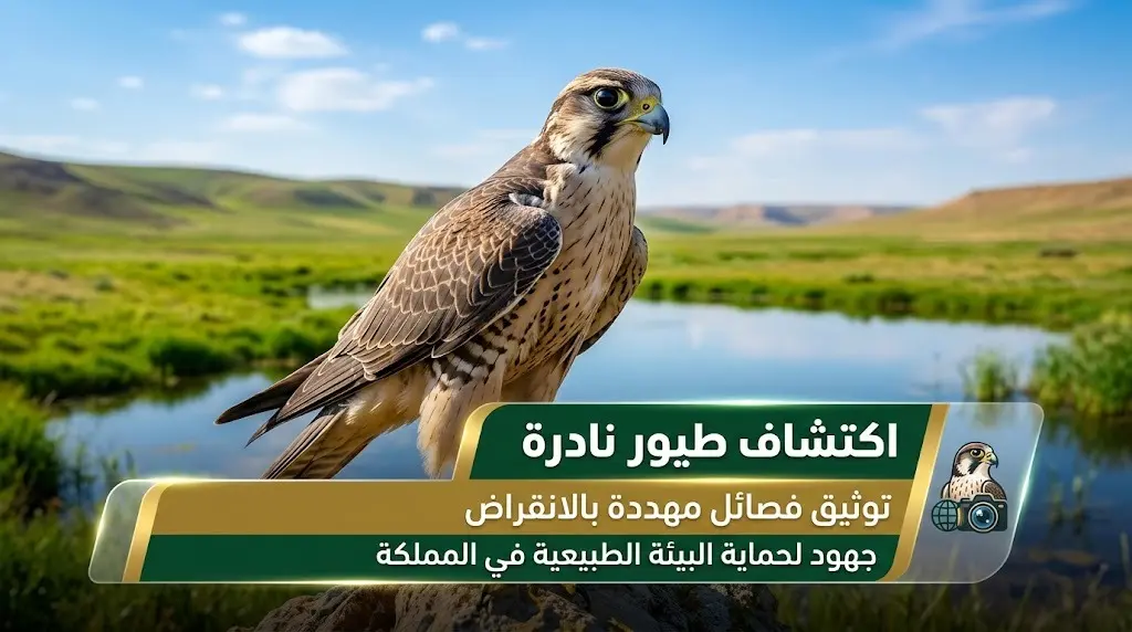 محمية الملك عبدالعزيز الملكية توثق 9 أنواع نادرة من الطيور المهاجرة لأول مرة