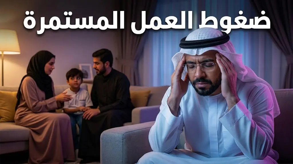 مختص يوضح كيف تدمر ضغوط العمل المستمرة تواصلك الأسري وتزيد عصبيتك داخل المنزل