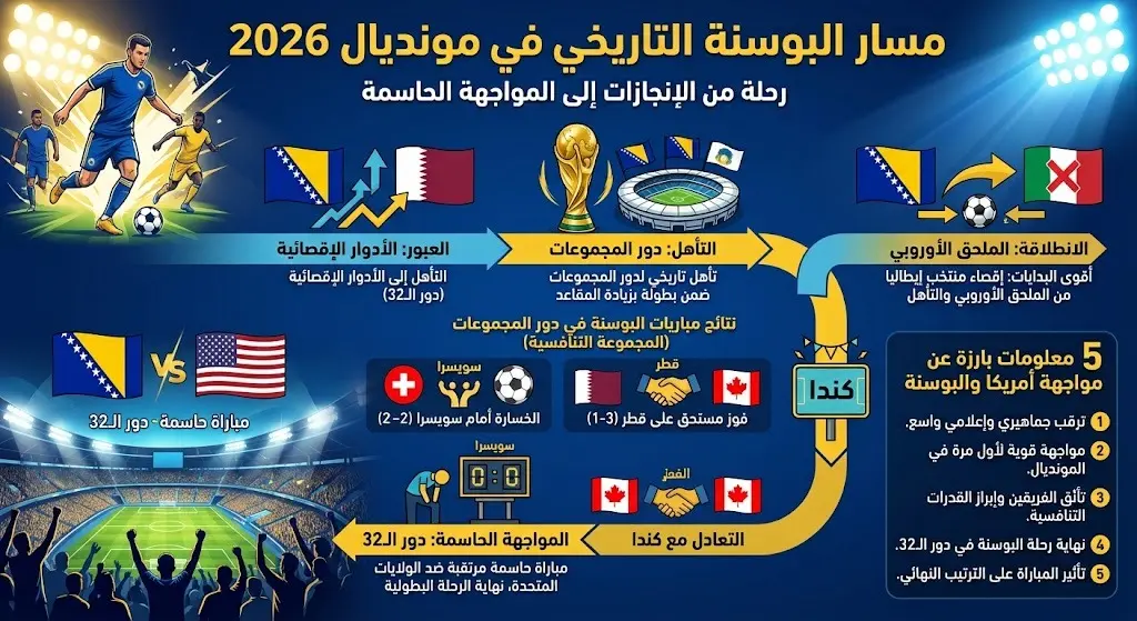 مسار المنتخب البوسني في البطولة