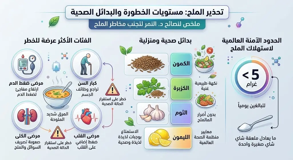 مستويات الخطورة والبدائل الصحية