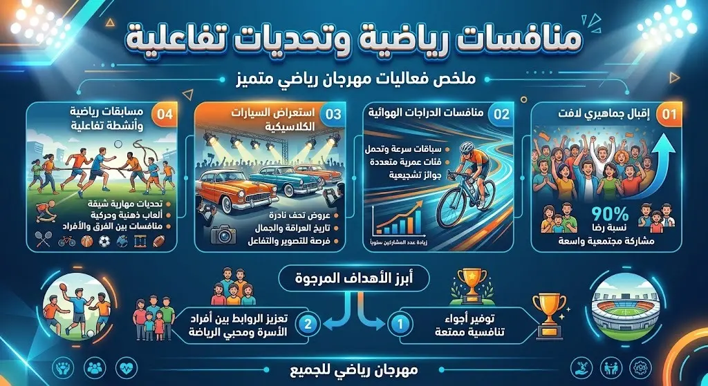 منافسات رياضية وتحديات تفاعلية