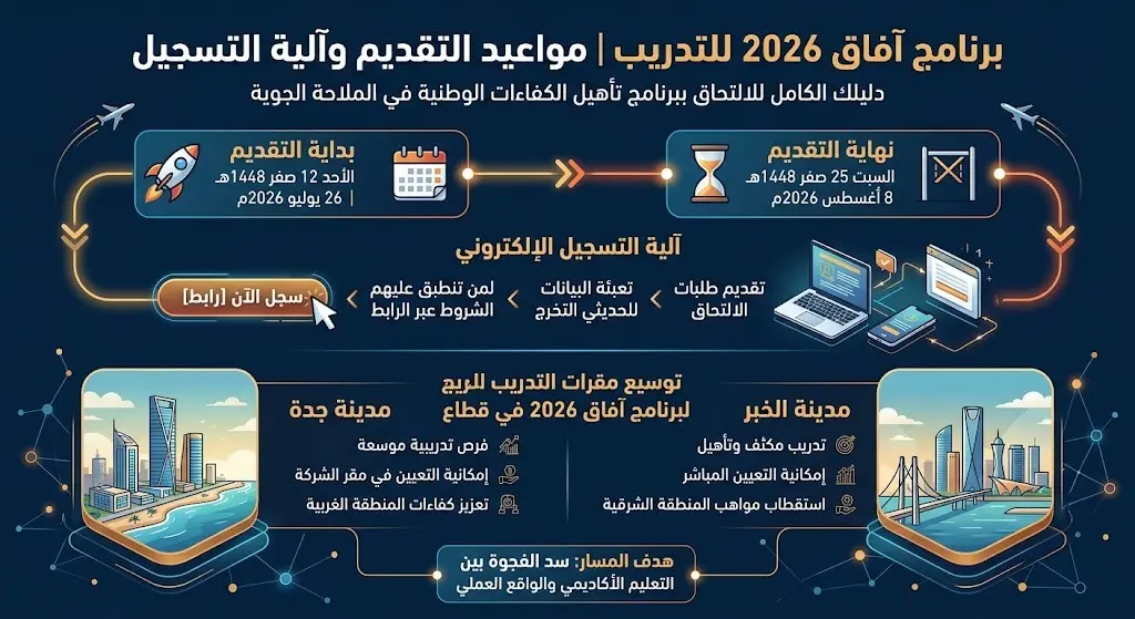 مواعيد التقديم وآلية التسجيل