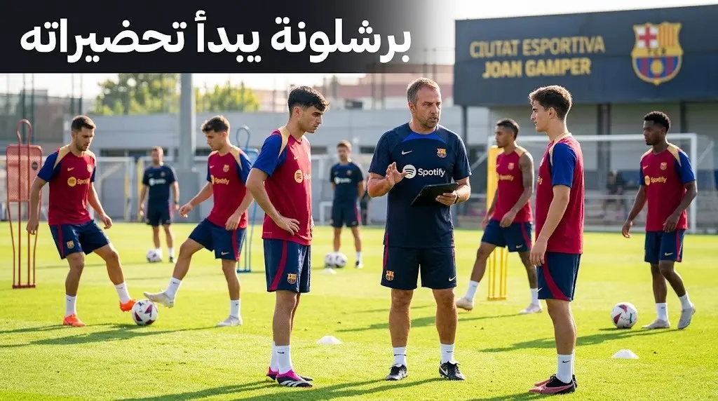 موعد مباراة برشلونة ضد يوروبا الودية استعدادًا لموسم 2026-27