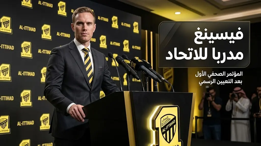 نادي الاتحاد يعلن رسميا تعاقده مع المدرب الألماني ينز فيسينغ حتى صيف 2028