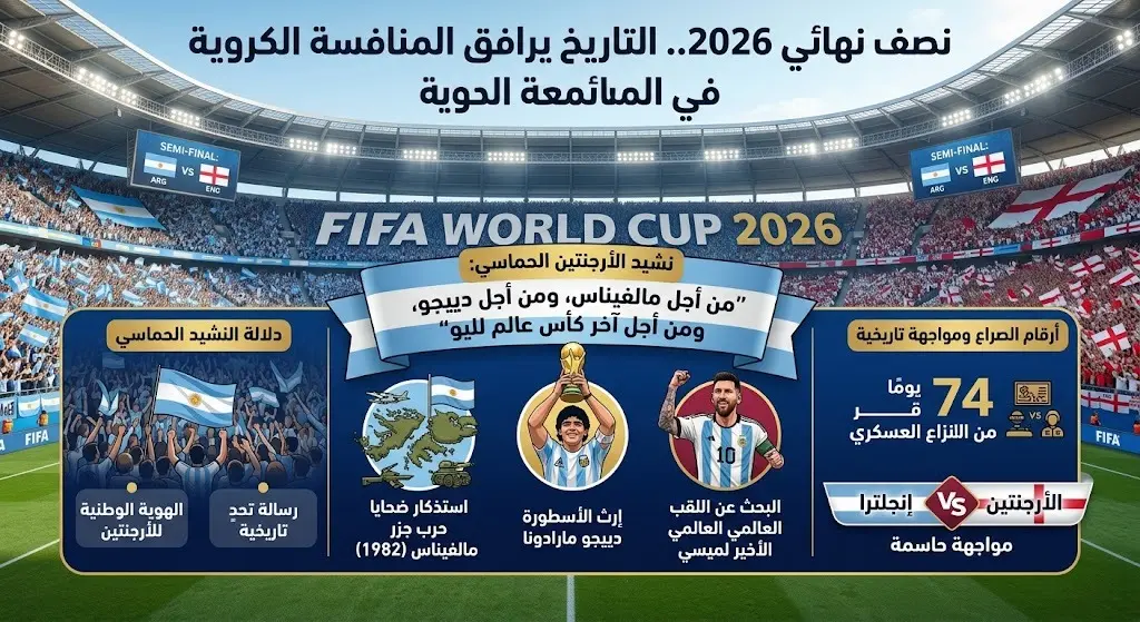 نصف نهائي 2026.. التاريخ يرافق المنافسة الكروية