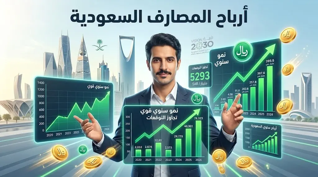 نمو قياسي يتجاوز 43 مليار ريال لأرباح المصارف السعودية خلال خمسة أشهر مدفوعا بتسارع الودائع وانخفاض تكاليف التمويل