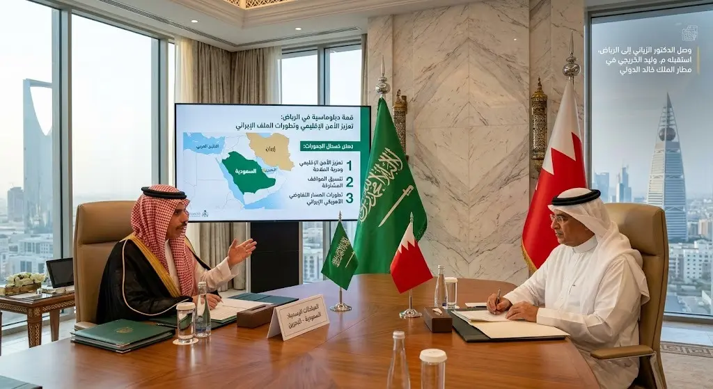 وزير الخارجية السعودي يبحث مع نظيره البحريني في الرياض الأمن الإقليمي وتطورات المسار التفاوضي الأمريكي الإيراني