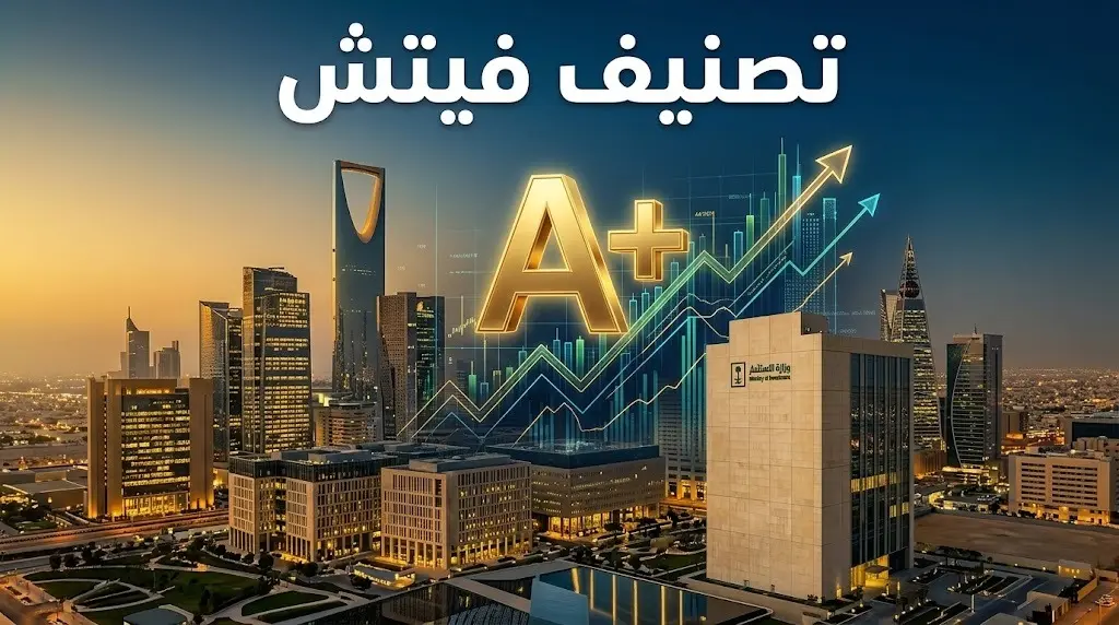 وكالة فيتش تثبت التصنيف الائتماني السيادي للسعودية عند A+ بنظرة مستقرة بدعم من قوة الأصول وانخفاض الدين