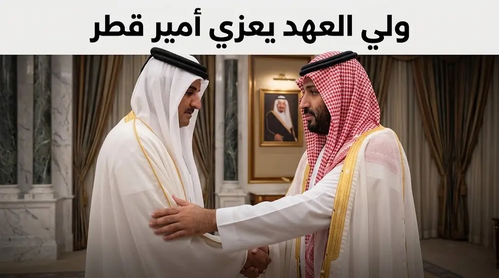 ولي العهد يعزي أمير دولة قطر هاتفيا في وفاة الشيخ حمد بن خليفة آل ثاني